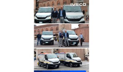 IVECO consegna due eDaily a Mantova Ambiente per i servizi di raccolta rifiuti del territorio - Lombardia Truck
