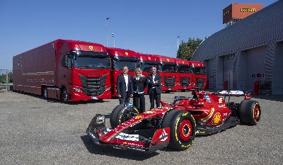 IVECO consegna 16 veicoli commerciali leggeri e pesanti alla Scuderia Ferrari HP - Lombardia Truck